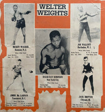 Load image into Gallery viewer, 1947 Boxing Poster World Champions And Past Greats Of The Prize Ring Vintage
