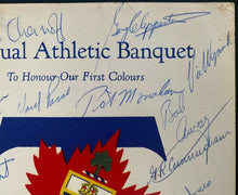 Load image into Gallery viewer, 1966 University Of Toronto Canada Hockey Banquet Program Varsity Blues

