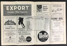 Load image into Gallery viewer, 1953 Western Professional Hockey League Program &amp; Ticket Canucks Vancouver Forum
