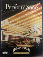 Carol Channing Autographed Signed Hello, Dolly! Theatre Program JSA Inscribed