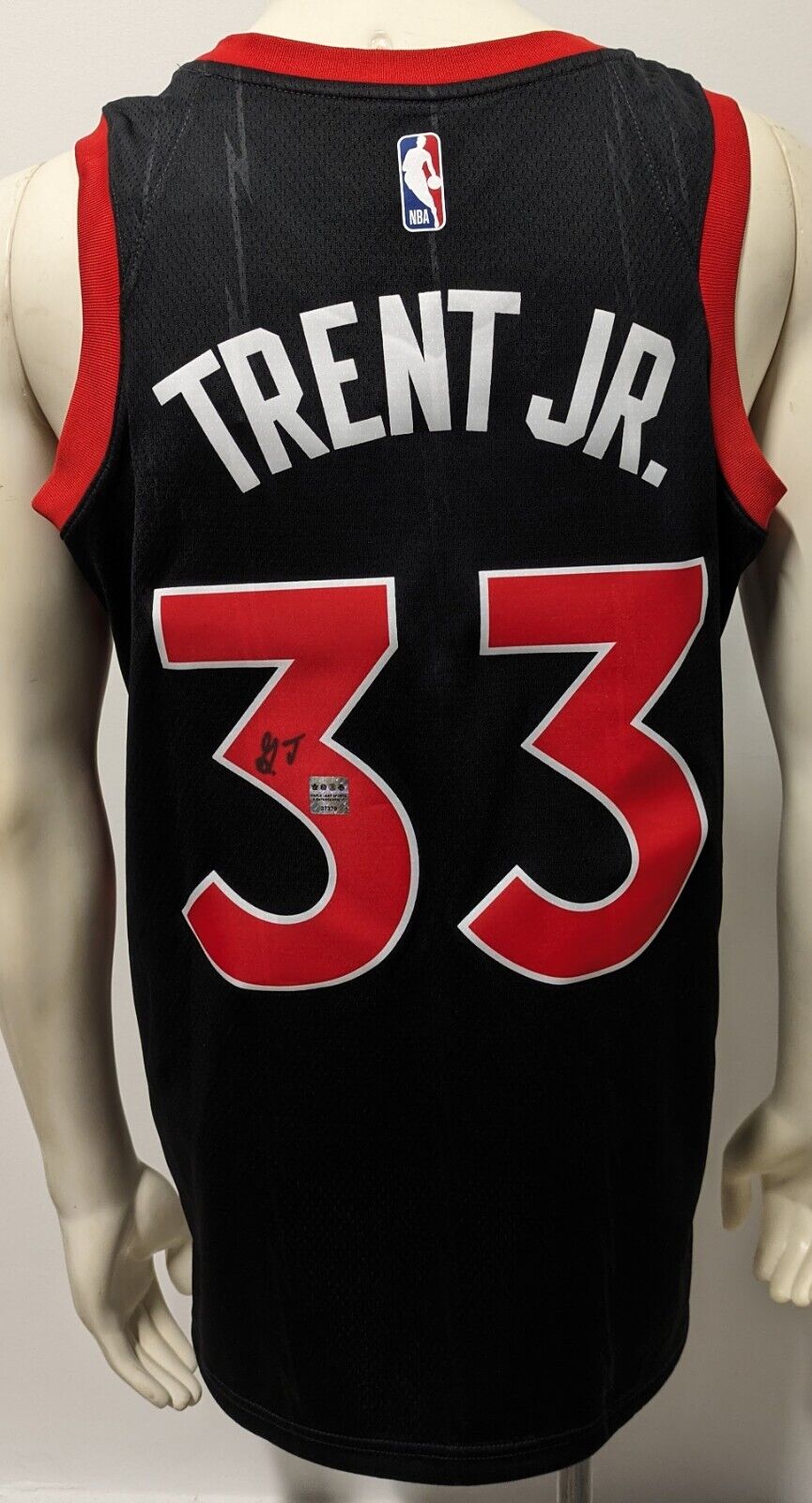 Gary Trent Jr. Autographed Toronto Raptors Basketball Jersey Signed MLSE COA NBA