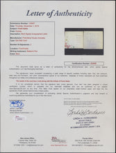 Load image into Gallery viewer, 1961 FRANK SELKE Signed Get Well Wishes Montreal Canadiens GM Hockey Auto LOA
