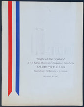 Load image into Gallery viewer, 1968 Madison Square Garden Grand Opening Program New York Bob Hope Bing Crosby

