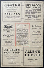 Load image into Gallery viewer, 1935-36 All Star Game Hockey Program Many HOFers Vintage Rare Clapper Clancy
