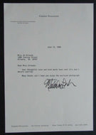 1988 Malcolm S. Forbes Autographed On Forbes Magazine Letterhead LOA