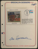 1988 Don Newcombe Autographed Signed Brooklyn Dodgers 1st Day Cover Envelope MLB