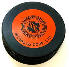 Load image into Gallery viewer, Denis Potvin Signed New York Islanders Hockey Puck Autographed NHL In Glas Co
