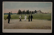 1905 Augusta Georgia Hampton Terrace Hotel Grounds Golf Postcard Vintage