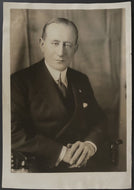 1927 Guglielmo Marconi Italian Inventor Photo Washington Radio Pioneer Vintage