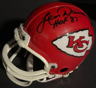 Len Dawson Kansas City Chiefs Autographed NFL Riddell Mini-Helmet Signed JSA