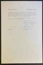 Load image into Gallery viewer, 1948 NHL Hockey Letters Marlboros Conn Smythe Signed Clarence Campbell Autograph
