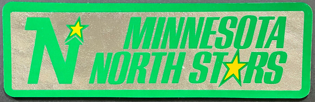 Vintage Unused Minnesota North Stars NHL Hockey Decal Sticker