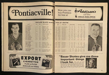 Load image into Gallery viewer, 1966 NHL Hockey Game Program Toronto Maple Leafs Chicago Blackhawks Gardens
