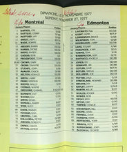 Load image into Gallery viewer, 65th Grey Cup Program 1977 The Ice Bowl Olympic Stadium Alouettes vs Eskimos
