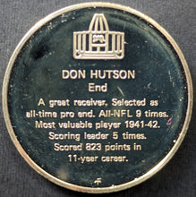 Load image into Gallery viewer, 1972 Don Hutson Pro Football Hall Of Fame Medal Franklin Mint 1 Troy Oz. NFL
