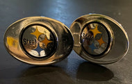 Pittsburgh Steelers Vintage Logo Balfour Cufflinks NFL Football Vtg