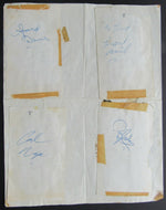 1967 / 1968 Toronto Marlboros Autographs Davis #20 Hamil #19 Jordan #7 Varga #10