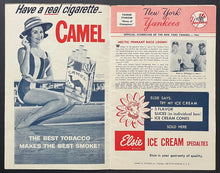 Load image into Gallery viewer, 1962 Yankee Stadium MLB Baseball Program New York Yankees vs Boston Mantle Maris
