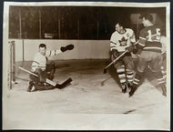 1950s NHL Hockey Toronto Maple Leafs Press Photo Ted Kennedy Harry Lumley