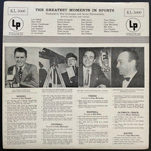 Load image into Gallery viewer, 1954 The Greatest Moments In Sports Ruth / Gehrig LP Record Album + Booklet
