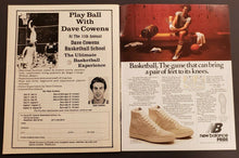 Load image into Gallery viewer, 1983 Boston Garden NBA Program Chicago Bulls vs Celtics + Basketball Ticket Stub
