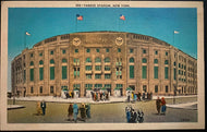 1920's Yankee Stadium MLB Baseball Postcard Home Of The New York Yankees Unused