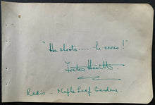 Load image into Gallery viewer, 1936-37 Vintage Signed CBC NHL Hockey Broadcaster Foster Hewitt Autographed
