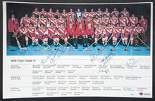 Load image into Gallery viewer, 1974 Team Canada Multi Autographed Signed Photo Gordie Howe Bobby Hull JSA LOA
