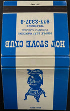 Load image into Gallery viewer, Maple Leaf Gardens Hot Stove Club Matches Autographed By Wendel Clark Toronto
