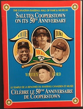 Load image into Gallery viewer, 1989 Mickey Mantle Autographed Canadian Baseball Hall Of Fame Program Signed JSA
