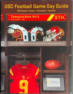 2016 University Of Southern California USC Football Season Ticket Holder Book +