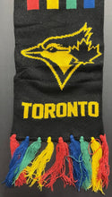 Load image into Gallery viewer, Toronto Blue Jays x Hogwarts Harry Potter Scarf Game Day Giveaway MLB Baseball
