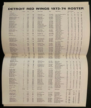 Load image into Gallery viewer, 1973-74 Vintage NHL Hockey Detroit Red Wings Original Factbook Marcel Dionne
