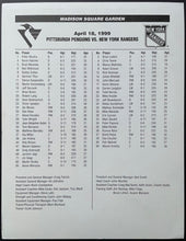 Load image into Gallery viewer, 1999 Wayne Gretzky Autographed Final NHL Game Madison Square Garden Program JSA

