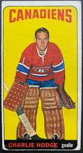 Load image into Gallery viewer, 1964-65 Vintage Montreal Canadiens Charlie Hodge Topps Tallboy NHL Hockey Card
