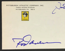 Load image into Gallery viewer, Mickey Mantle Joe Dimaggio ++ Multi Signed Pittsburgh Pirates 1st Day Cover
