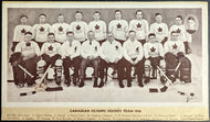 1936 Canadian Olympic Hockey Team Crown Brand Premium Vintage Print Photo