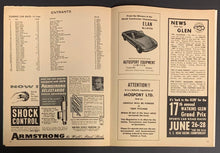 Load image into Gallery viewer, 1964 Mosport Players 200 Formula Race Program Bruce McLaren Wins Vintage
