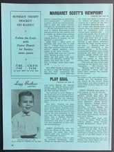 Load image into Gallery viewer, 1966 Maple Leaf Gardens NHL Hockey Program Insert + Ticket Maple Leafs Chicago
