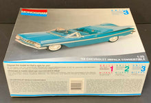 Load image into Gallery viewer, Monogram '59 Chevrolet Impala Convertible 1:25 Scale Model Kit Vintage
