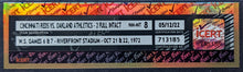 Load image into Gallery viewer, 1972 World Series Full Tickets Oakland A's MLB Baseball Slabbed iCert Vintage
