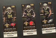 Load image into Gallery viewer, 2018 New Orleans Saints Proof Tickets NFL Football Mercedes-Benz Superdome Brees
