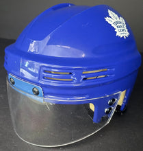 Load image into Gallery viewer, Doug Gilmour Autographed Toronto Maple Leafs Mini Helmet Signed NHL Fanatics
