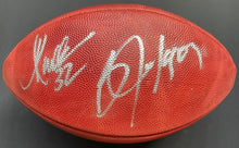 Load image into Gallery viewer, Bo Jackson Marcus Allen Oakland Raiders Signed Football Fanatics NFL HOF
