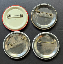 Load image into Gallery viewer, 1980 Terry Fox Marathon Of Hope Button Lot x4 Pinbacks Canadian Cancer Society
