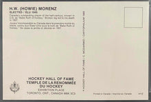 Load image into Gallery viewer, 1983 Hall Of Fame Howie Morenz Postcard NHL Hockey Montreal Canadiens PSA 10
