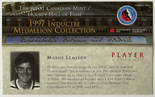 Load image into Gallery viewer, 1997 NHL Hockey Hall of Fame Induction Sterling Silver Coin Box Set (3) Lemieux
