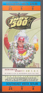 2001 Indy 500 Racing Full Ticket Indianapolis Motor Speedway Juan Montoya