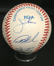 Load image into Gallery viewer, 1997 Cleveland Indians Team Signed Baseball Rawlings AL Champs 18 Autos Thome
