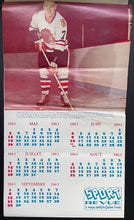 Load image into Gallery viewer, 1962/63 Sport Revue Calendar NHL Stars Full Colour Photos Pilote Hull + others
